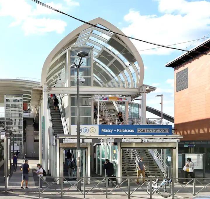 Superbe T2 Proche De La Gare Rer Tgv Massy Palaiseau Lägenhet Exteriör bild